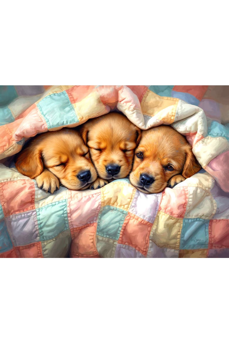 Adorable Puppies 300 piece Jigsaw Puzzle for Adults, Alternate, color, Multicolor