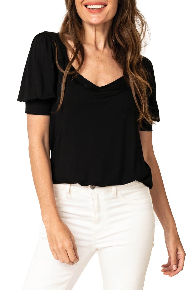 GIBSONLOOK Sweetheart Neck Knit Top, Main, color, 