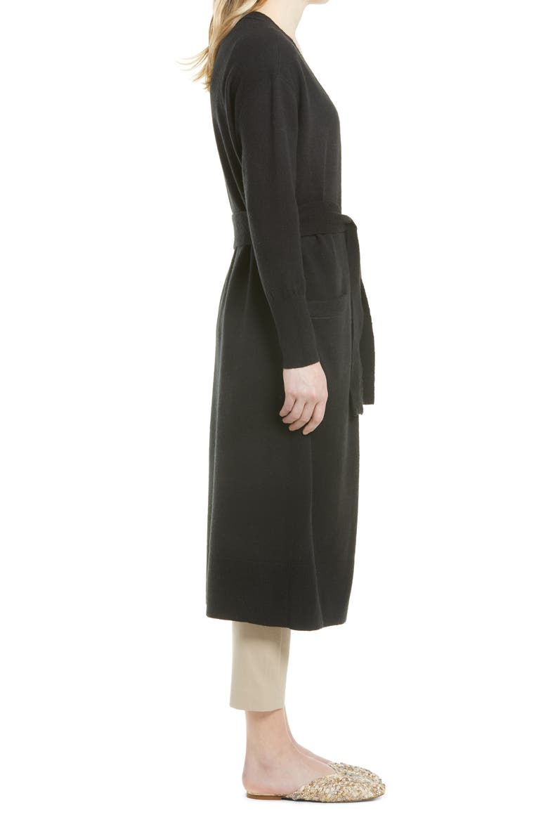 Open Cardigan, Alternate, color, BLACK