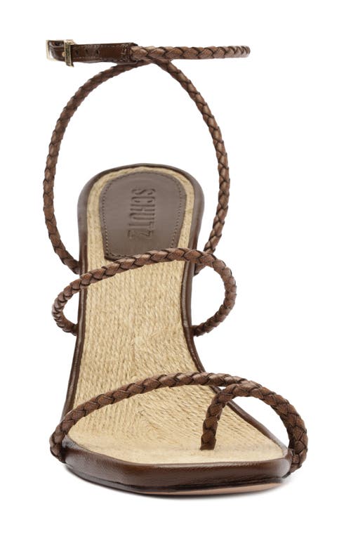Shop Schutz Kaya Ankle Strap Sandal In Desert Brown