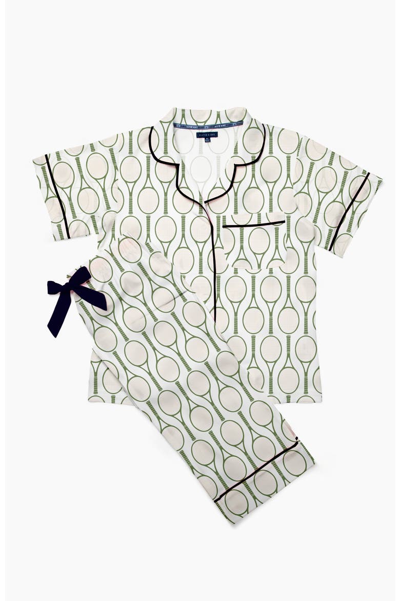 Tennis Time Pants Set, Alternate, color, Green