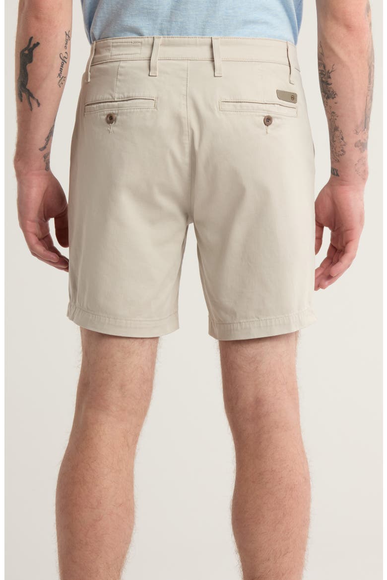 Cipher 7-Inch Chino Shorts, Alternate, color, WHITE SESAME