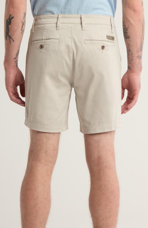 Ag Wanderer Poplin Chino Shorts In White Sesame