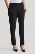 KASPER Extended Tab Straight Leg Pants