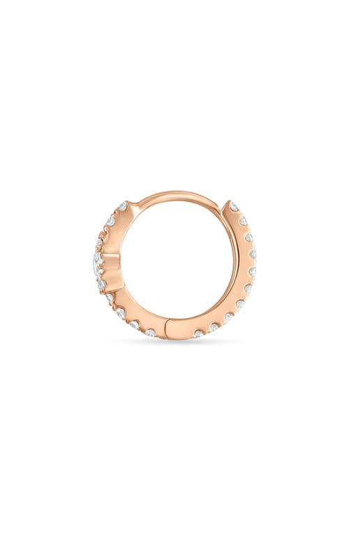 MARIA TASH MARIA TASH DIAMOND STAR ETERNITY SINGLE CLICKER HOOP EARRING