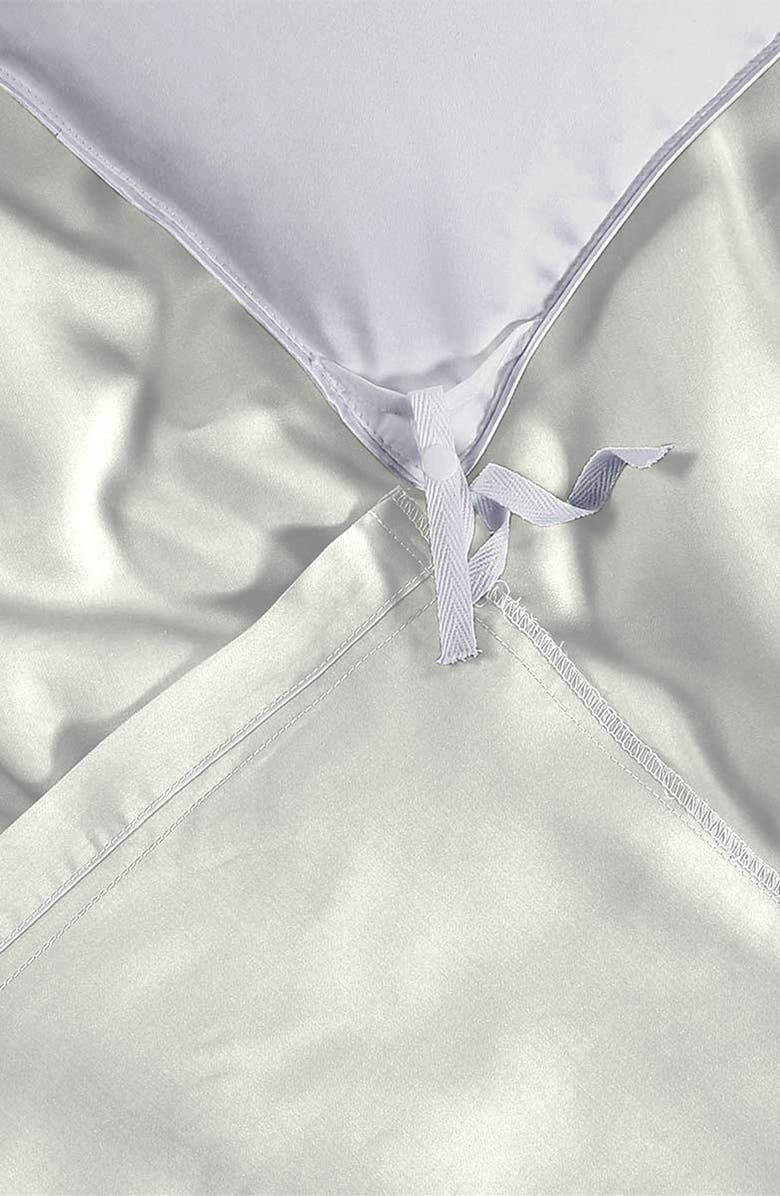 Sijo Tencel<sup>®</sup> Lyocell Duvet Cover, Alternate, color, Snow
