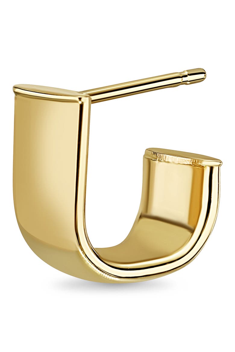 14K Gold Hoop Earrings, Alternate, color, 14K YELLOW GOLD
