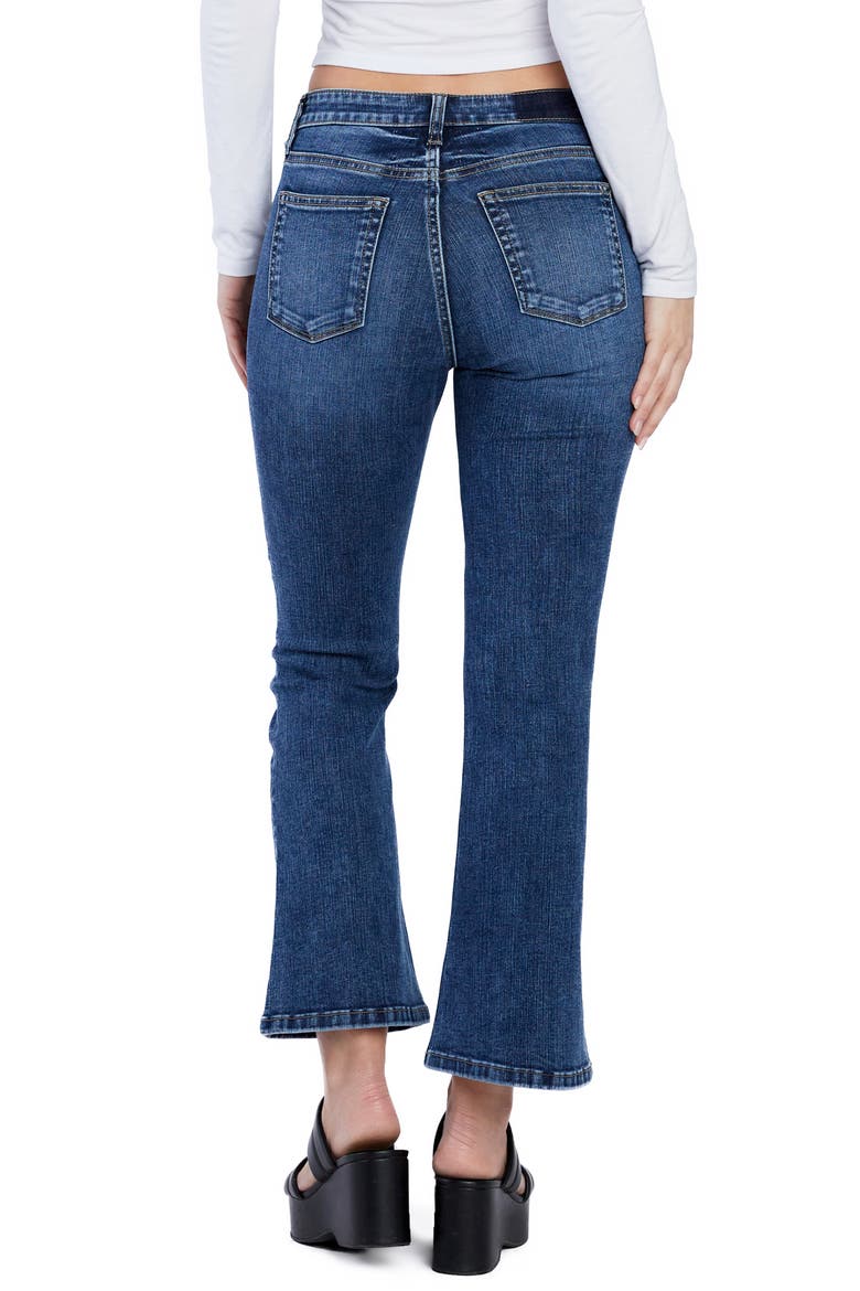 High Waist Ankle Flare Jeans, Alternate, color, MAIN CHARACTER BLUE