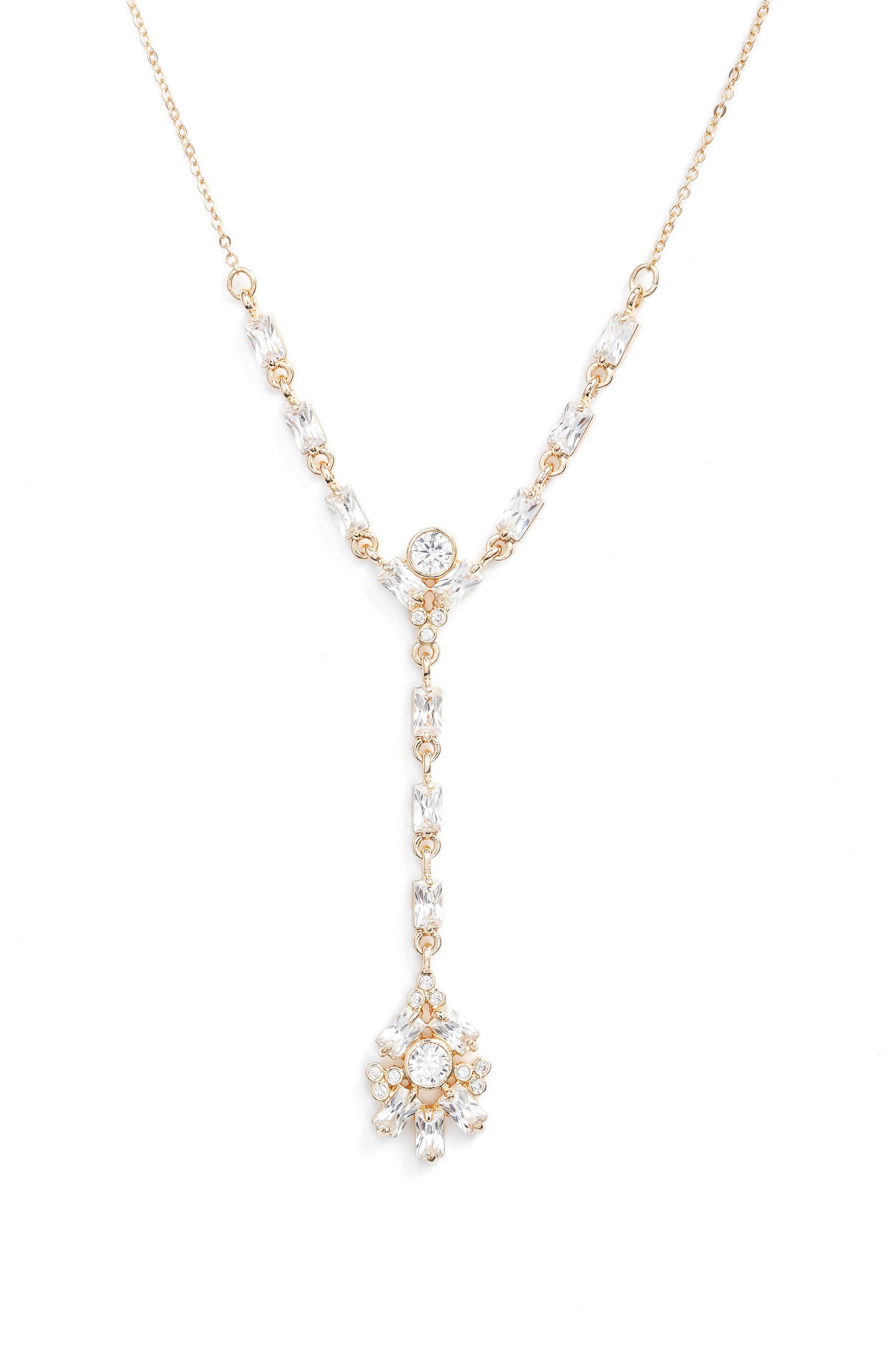 CZ by Kenneth Jay Lane Y-Necklace