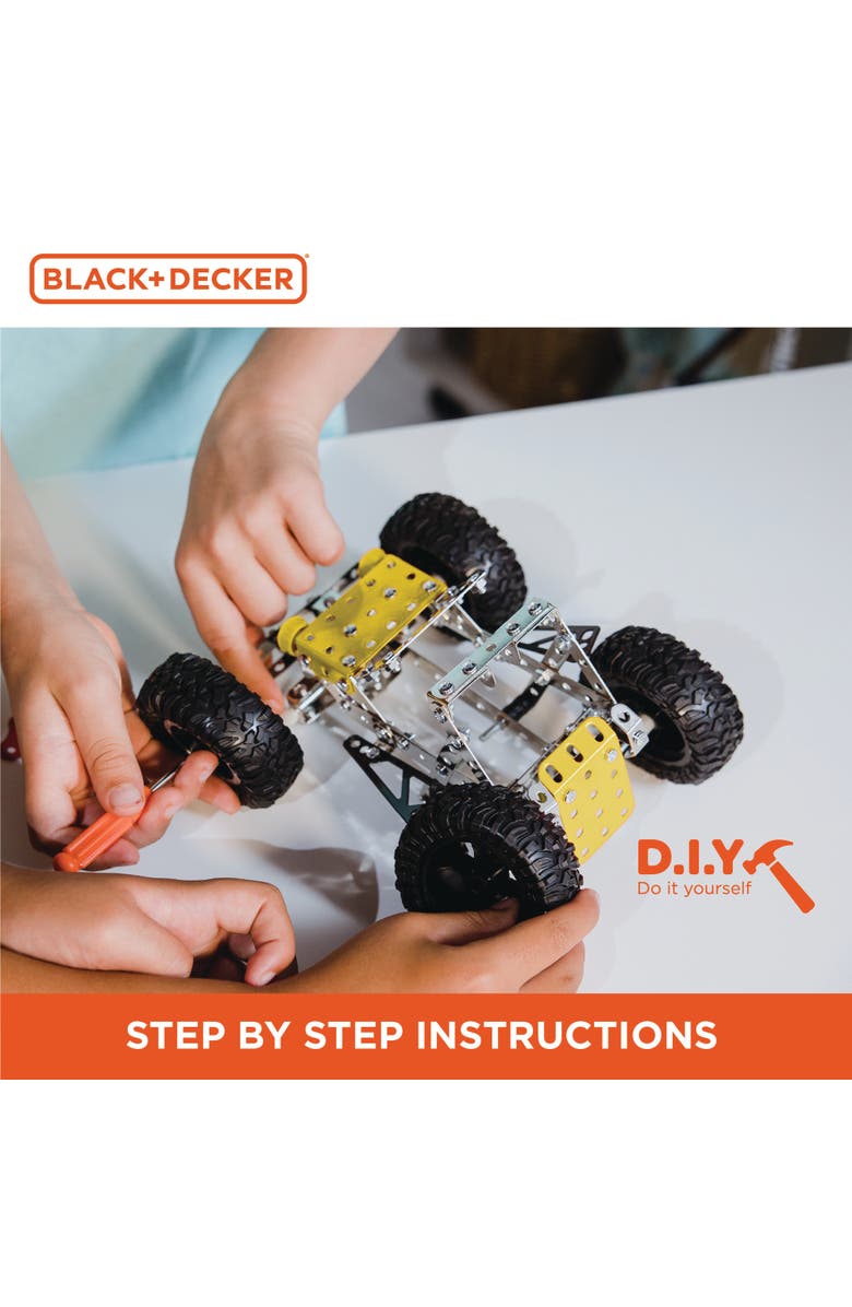 Black + Decker Constructor Dump Truck- 245 pcs, Alternate, color, Multi Color