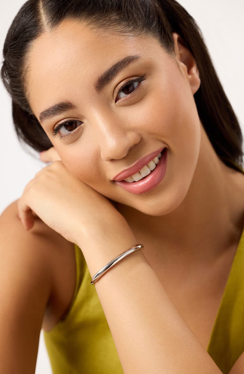 Ana Luisa Brynley Bangle Bracelet, Alternate, color, Silver