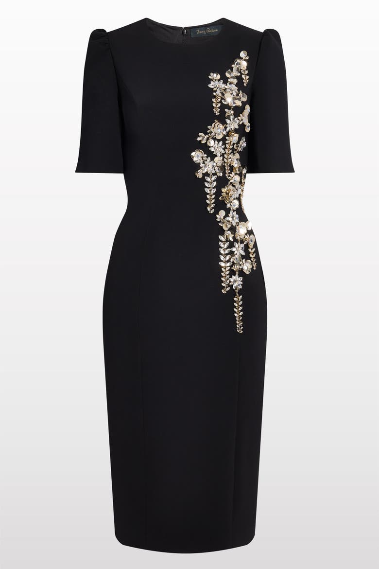 Roma Midi Dress, Main, color, Liquorice