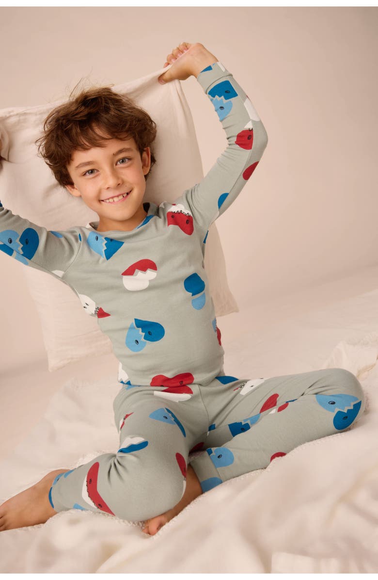 Tea Collection Goodnight Pajama Set, Alternate, color, Heartbreaker