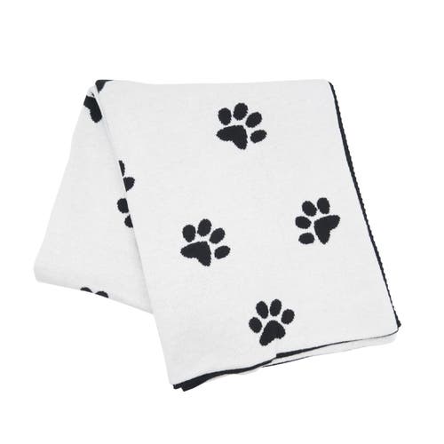 C & F Home C&f Home Paw Throw Decor In Black