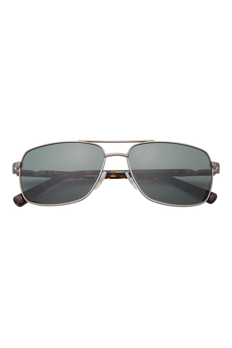 59mm Navigator Sunglasses, Main, color, DARK GUNMETAL