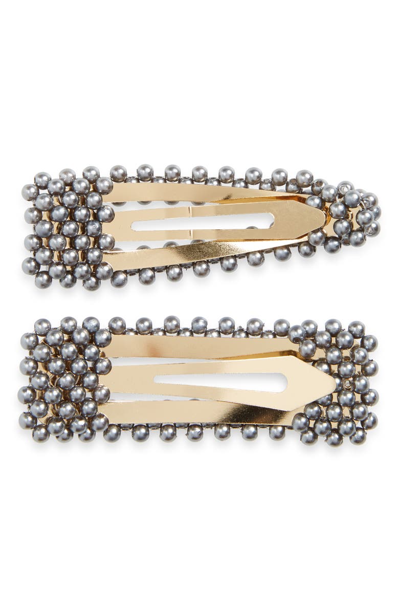 BaubleBar Scarlett Set of 2 Hair Clips, Alternate, color,