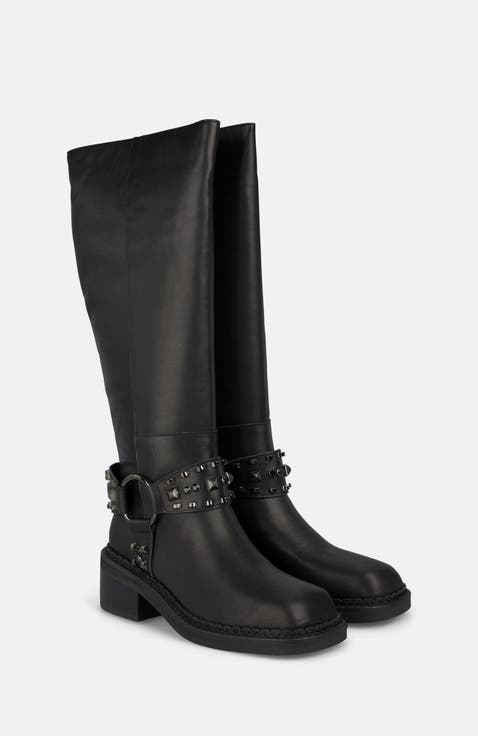 Studded Biker Boot