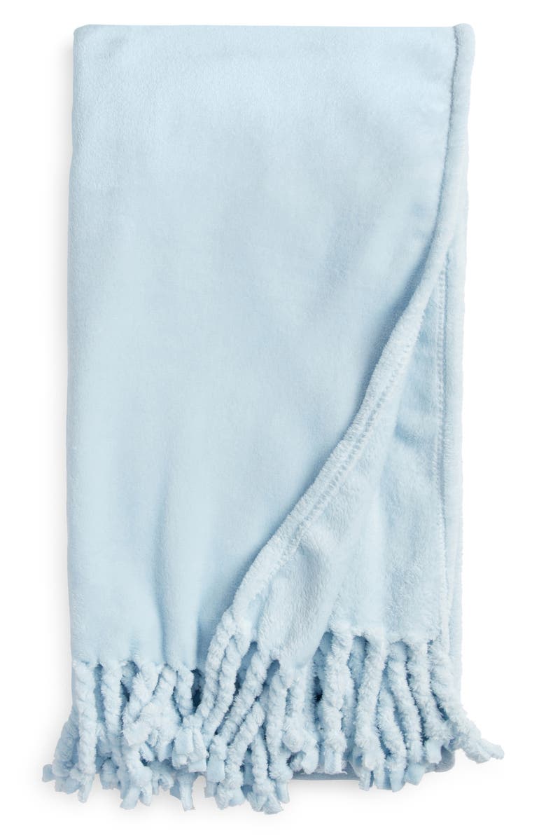 Nordstrom Bliss Throw Blanket, Main, color, Blue Skyride