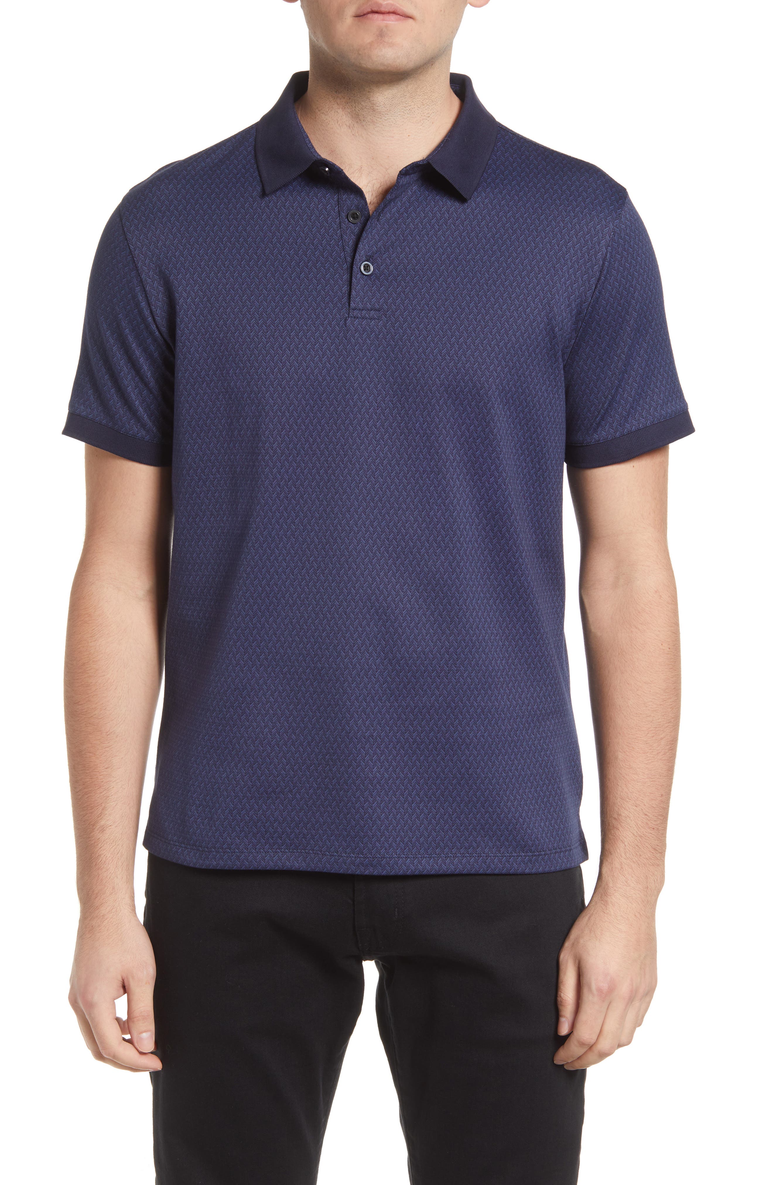 Robert Barakett Men's Goodin Cotton Blend Polo