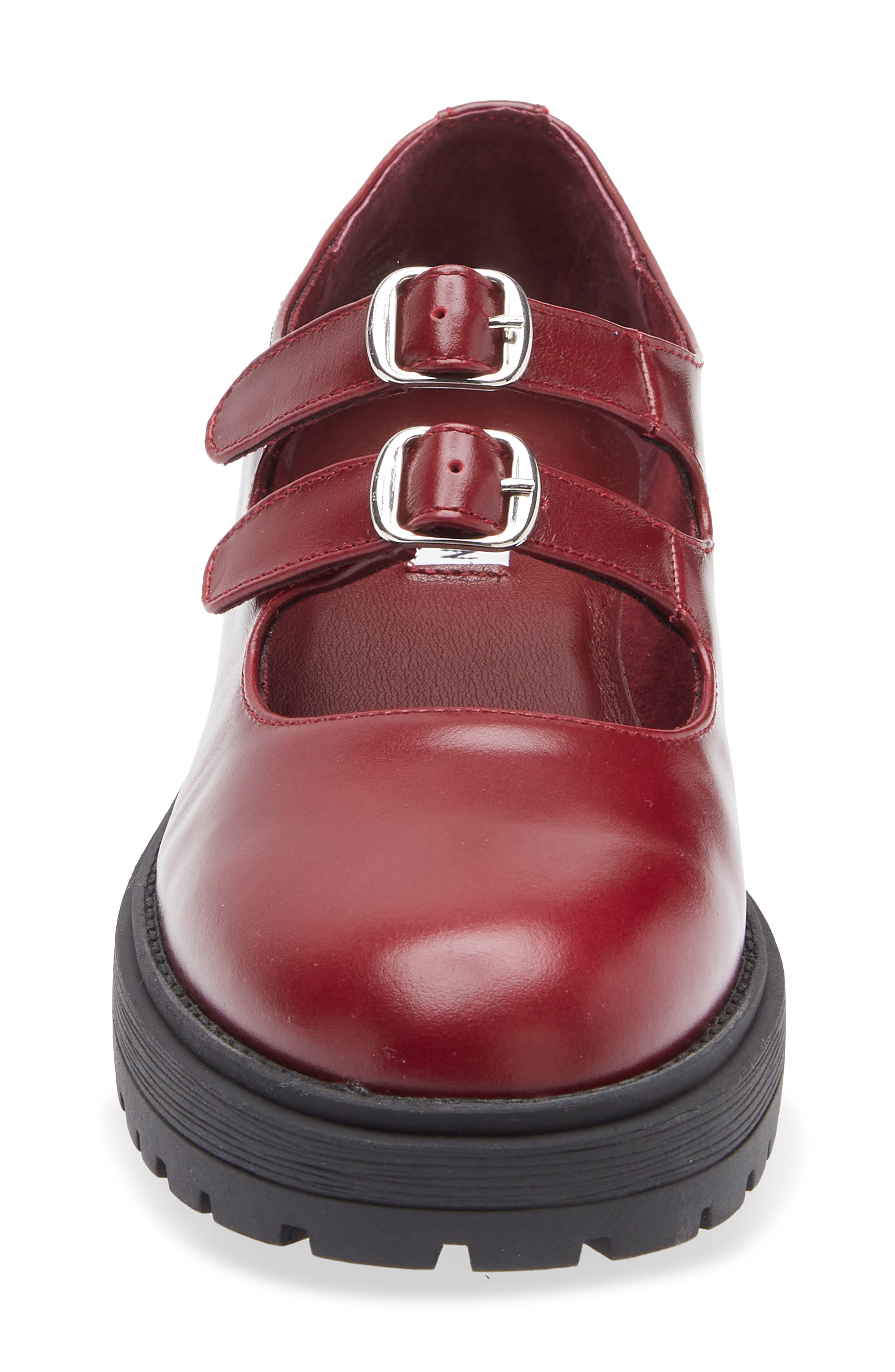 Steve Madden Alba Mary Jane Pump, Alternate, color, Burg Leather