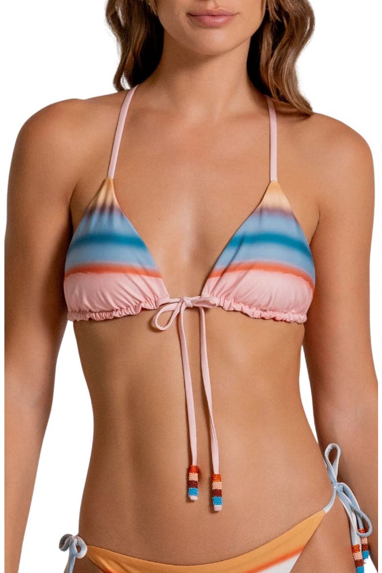 Triangle Bikini Top, Main, color, PINK MULTI