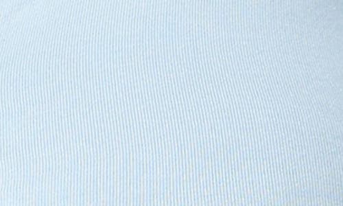 Sanctuary Dreamgirl Ruched Knit Shirt In Blue Bliss