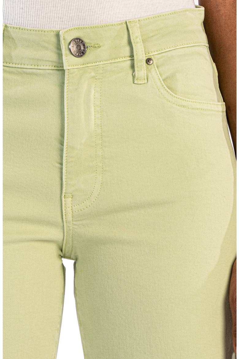High Waist Ankle Wide Leg Jeans, Alternate, color, MINT