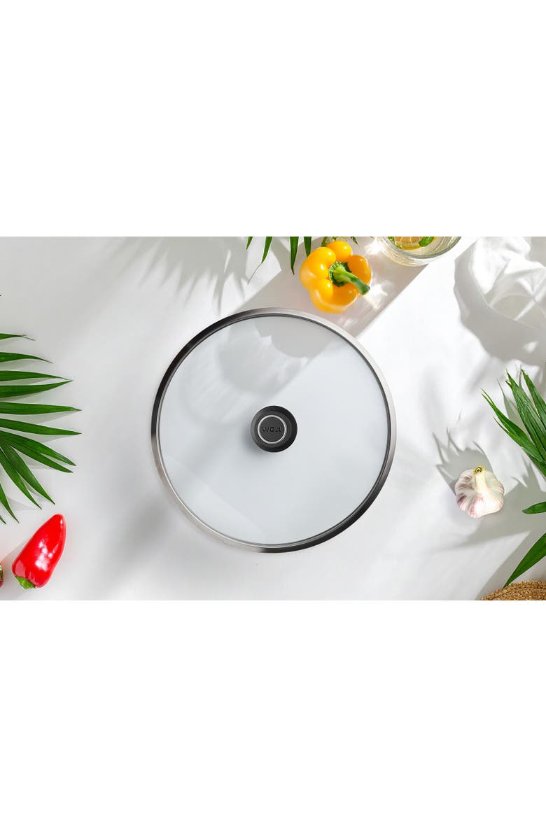 WOLL Ecologic Safety Glass Lid 12-Inch, Alternate, color, Black
