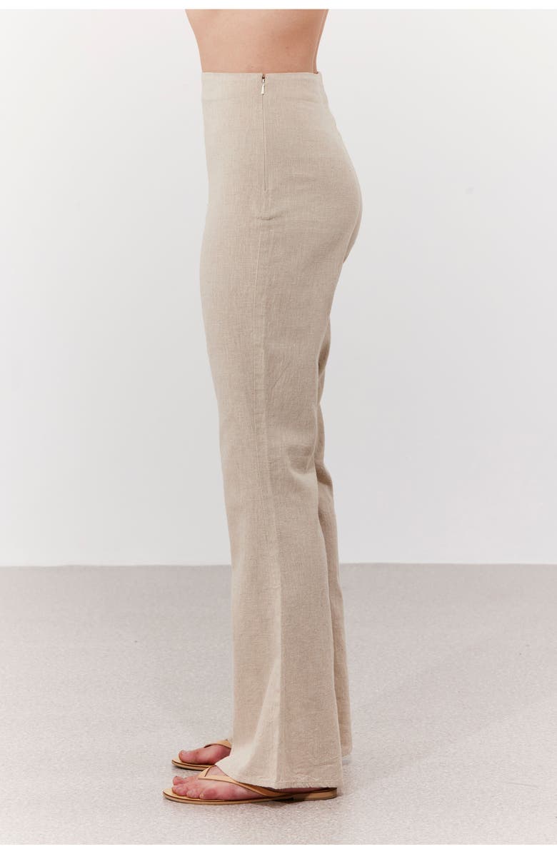 Gottex Beach Life Terra High Waist Beach Pant Cover-Up, Alternate, color, Natural