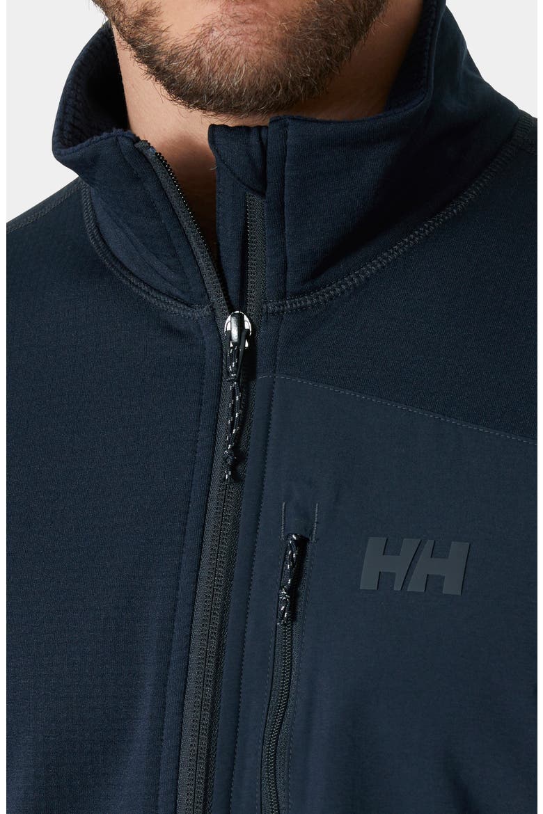 Versatile Half Zip Midlayer Fleece Pullover, Alternate, color, NAVY