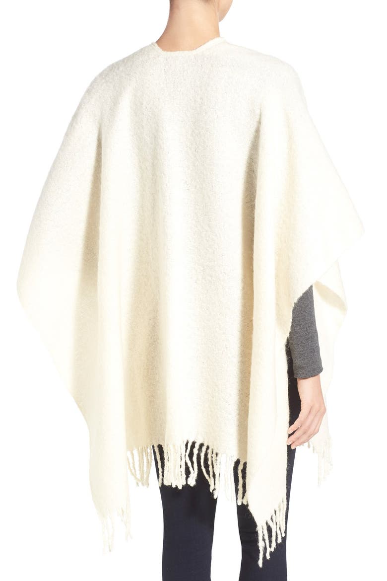 Bouclé Cape, Alternate, color, CREAM