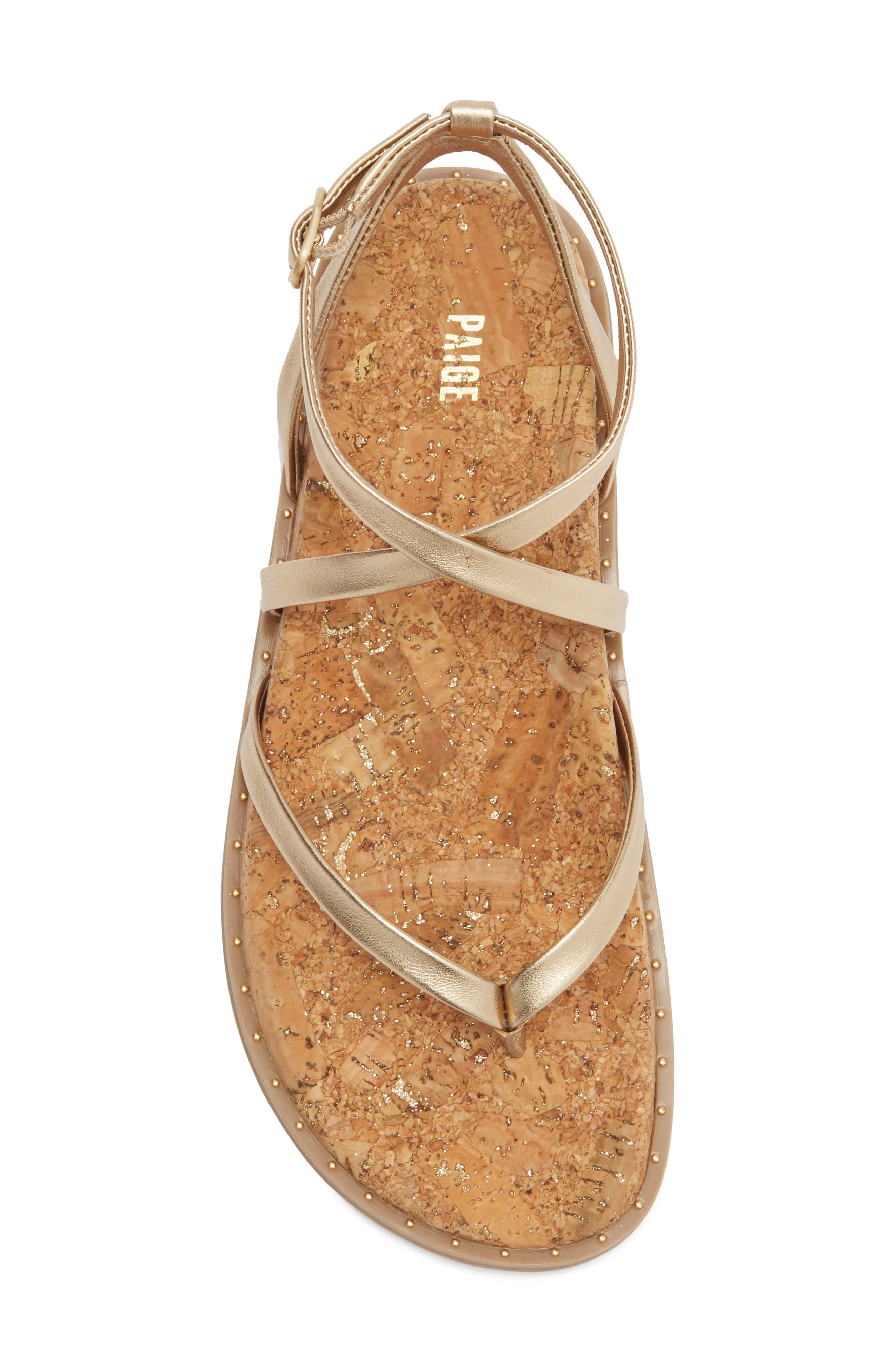 Zana Strappy Sandal, Alternate, color, DARK GOLD