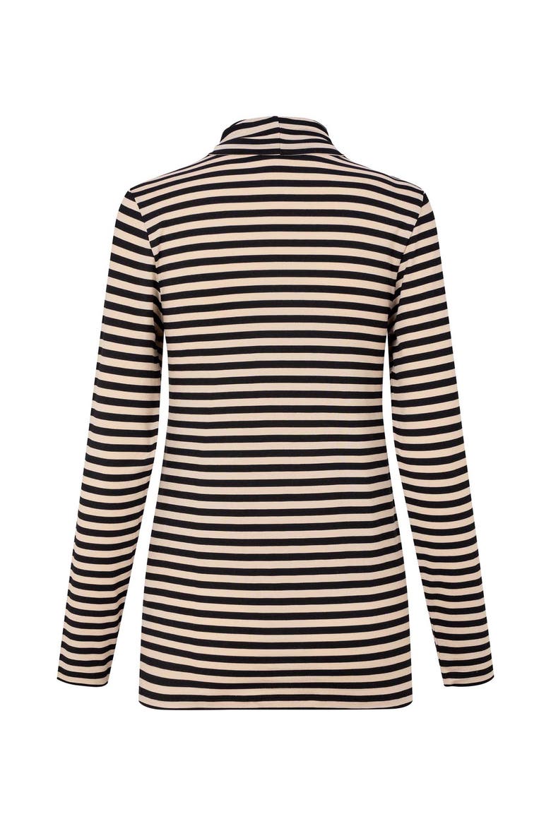 MaBrooklyn Long Sleeve Roll Neck Top, Alternate, color, Black