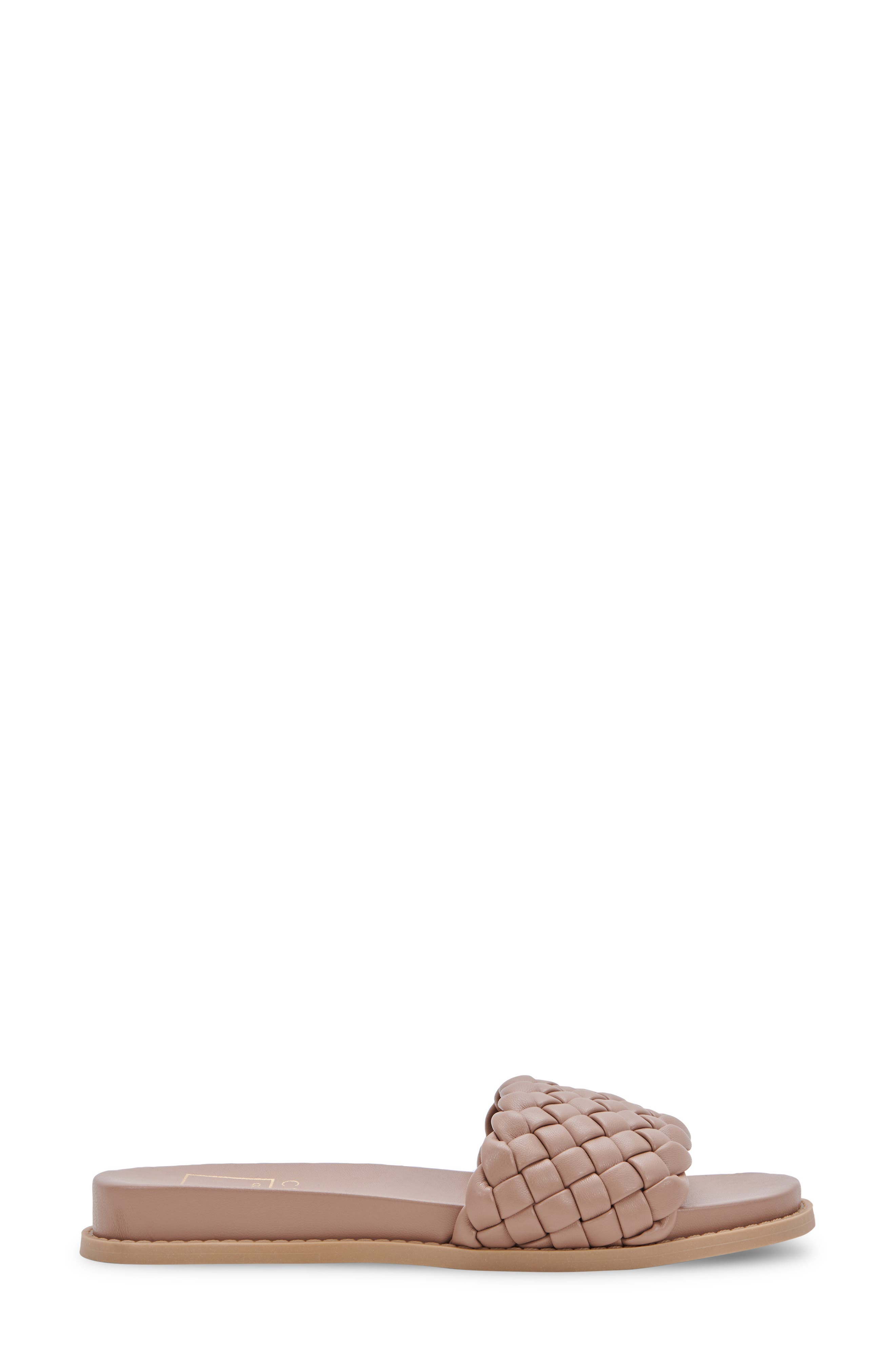 Grazie Braided Slide Sandal, Alternate, color, CAFE