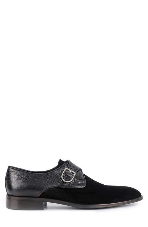 Vellapais Waco Monk Strap Loafer In Black