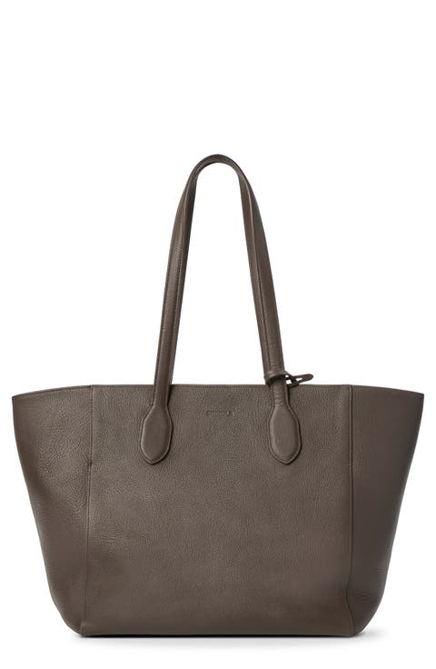 Runabout Pebble Leather Tote