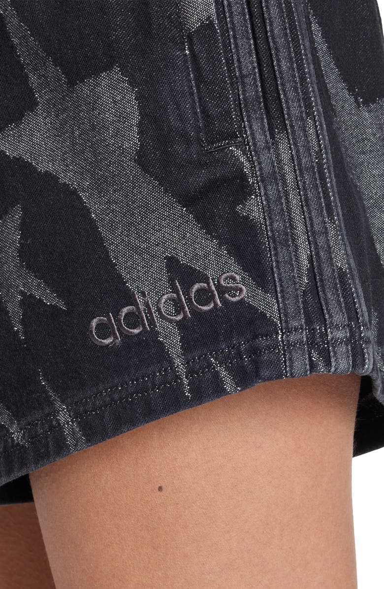 adidas Originals Denim Graphic Shorts, Alternate, color, Trublc