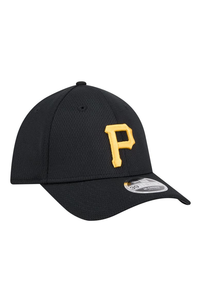 Men's New Era Black Pittsburgh Pirates Dash 39THIRTY Flex Hat, Alternate, color, Black