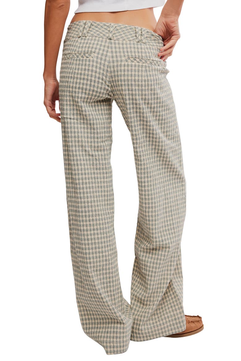 Time Flies Windowpane Plaid Pants, Alternate, color, NEUTRAL COMBO
