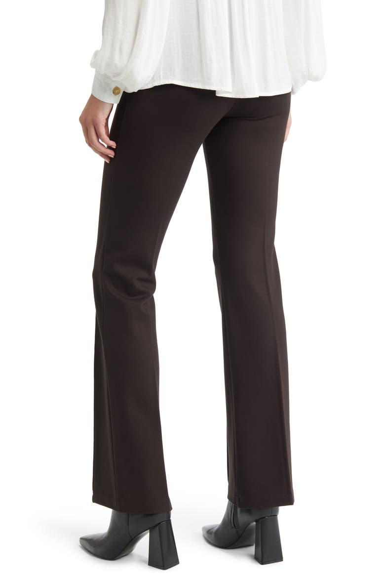 'Lyssentials Elysse Ponte Pants, Alternate, color, DBL EXPRSO