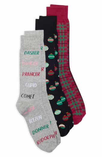 3-Pack Cotton Blend Socks