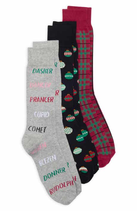 3-Pack Cotton Blend Socks