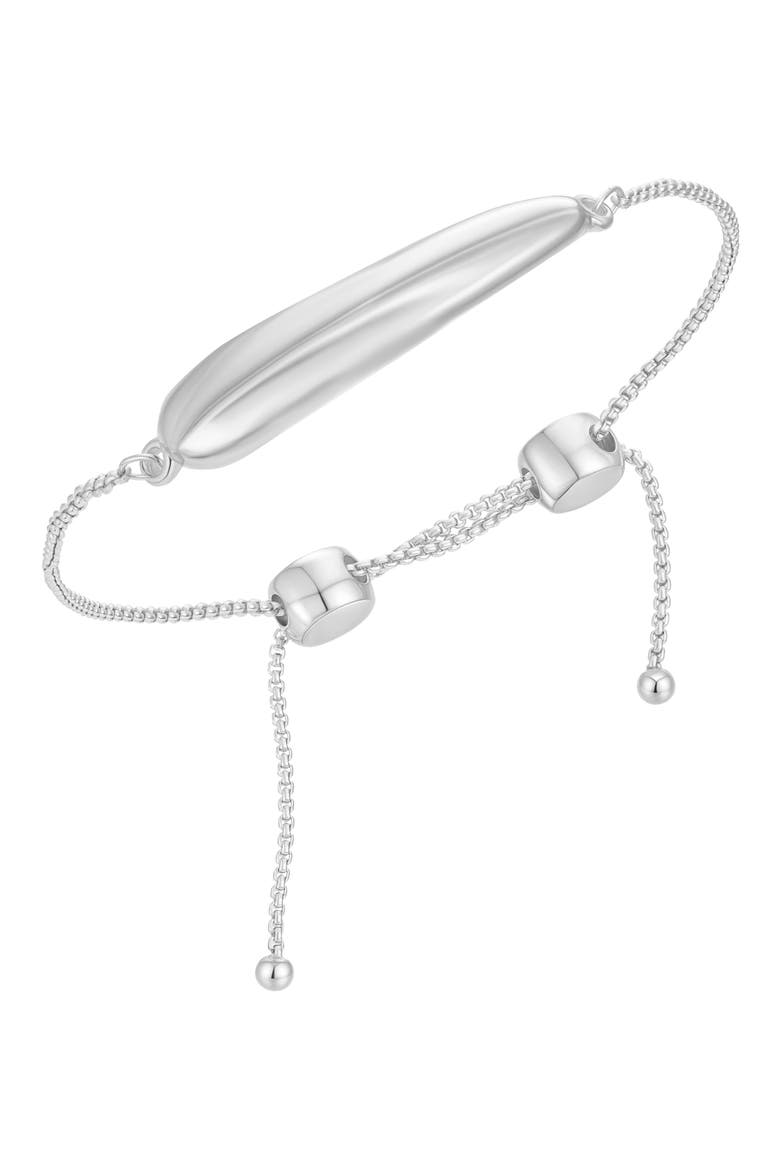 Nugget Slider Bracelet, Main, color, SILVERTONE