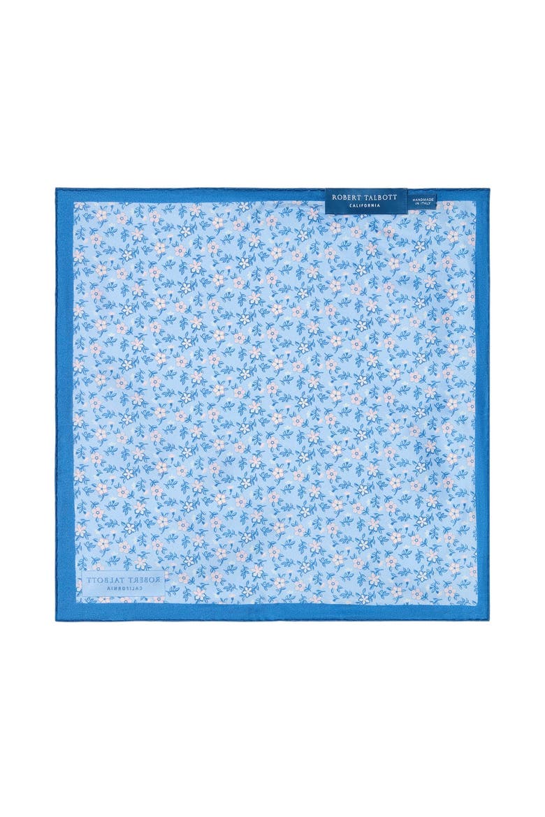 York Flower Multi Pocket Square, Alternate, color, Light Blue