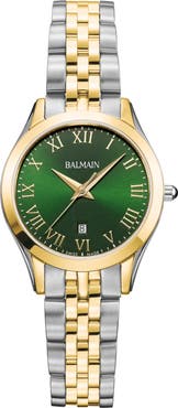 Balmain Brigitte Two Tone Bracelet Watch, 33mm