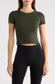 Beyond Yoga Ribbed Baby Tee