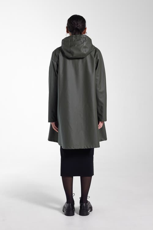 Stutterheim Mosebacke Lightweight Raincoat In Green