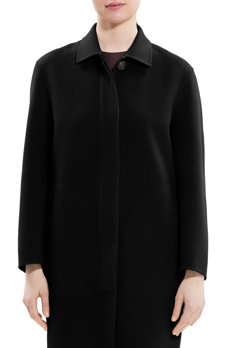 Theory Wool & Cashmere Car Coat, Alternate, color,