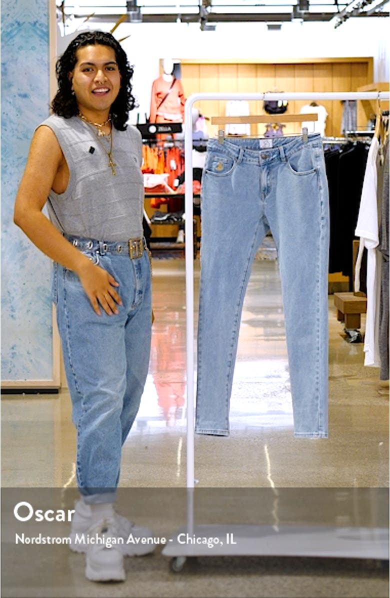 Essential Skinny Fit Stretch Cotton Blend Jeans, sales video thumbnail