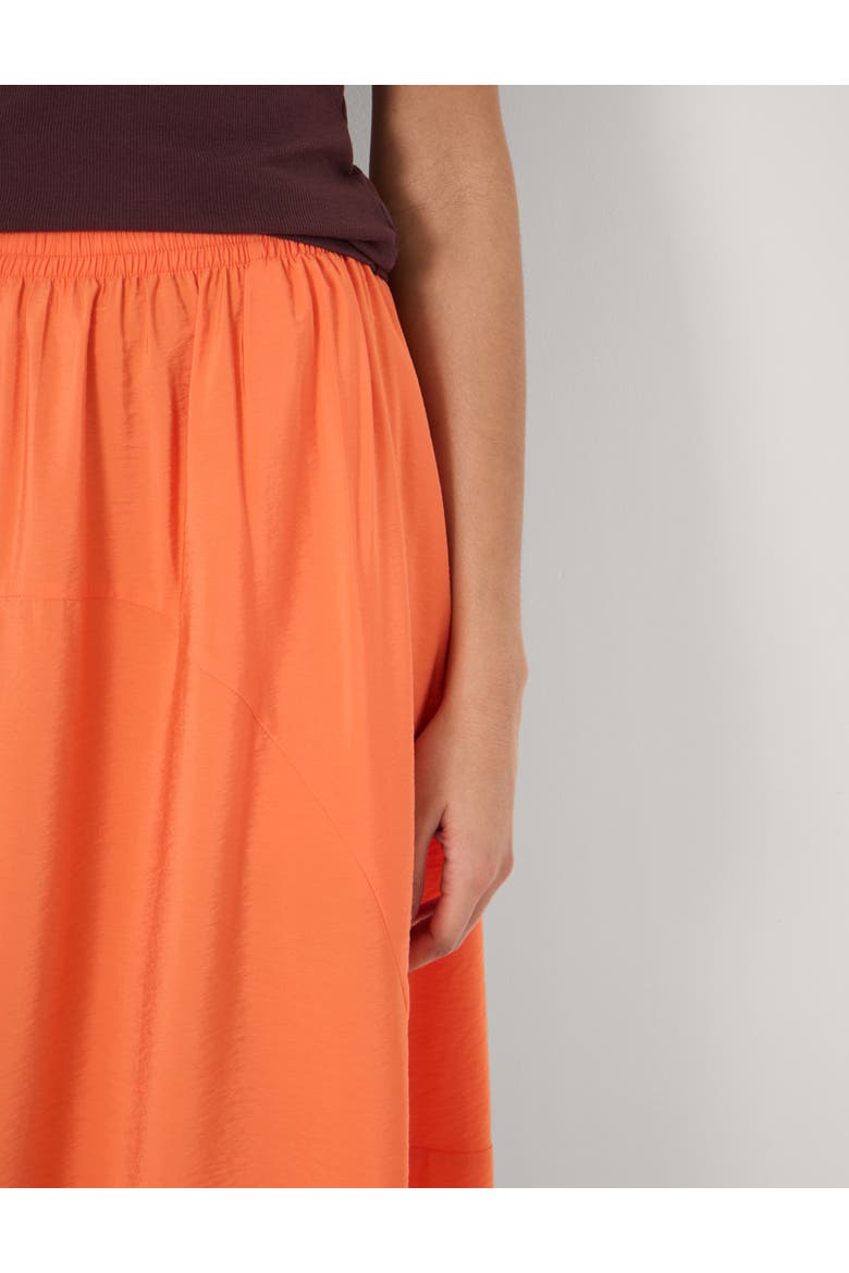 Liddie Air Flow Barrel Maxi Skirt, Alternate, color, Bright Orange